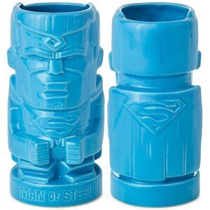 New! Superman Tiki Mug Glazed Ceramic DC Comics Superhero Man of Steel